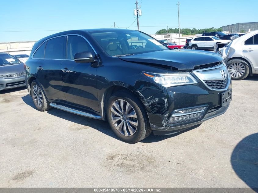 2014 ACURA MDX TECHNOLOGY PACKAGE