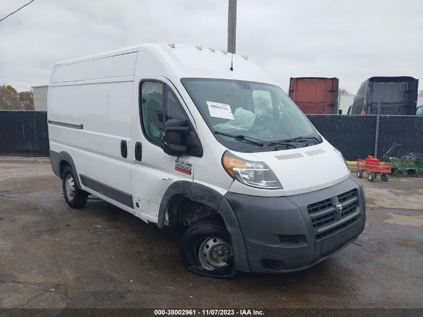 2018 RAM PROMASTER 2500 HIGH ROOF 136" WB