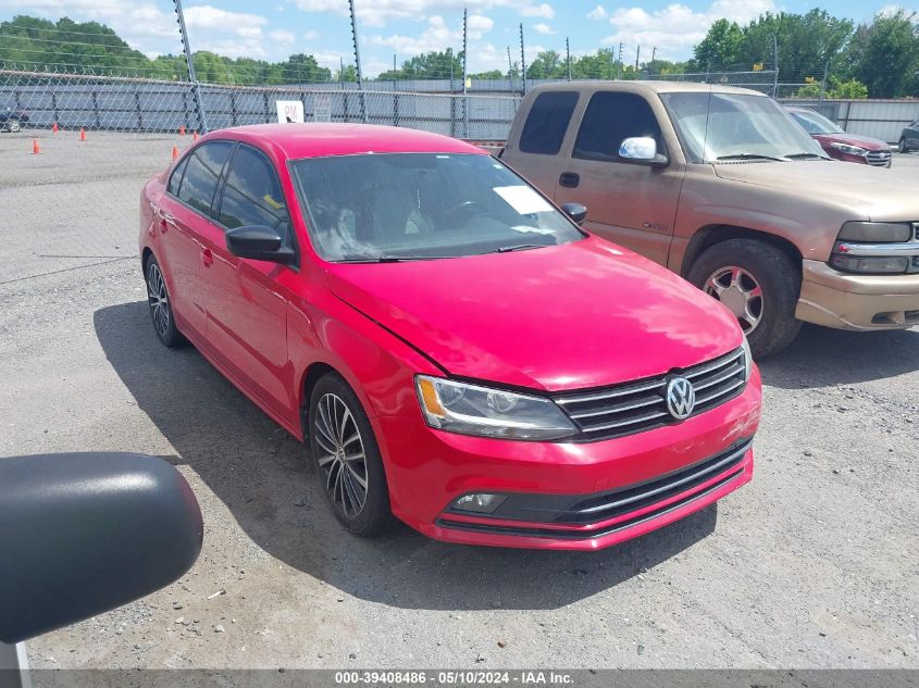 2016 VOLKSWAGEN JETTA 1.8T SPORT