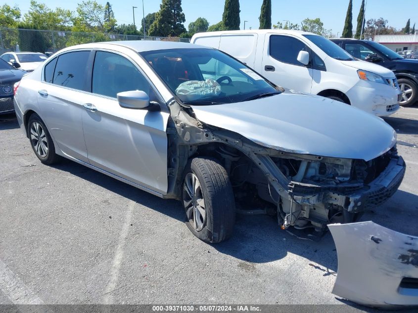 2013 HONDA ACCORD LX