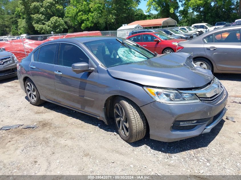 2016 HONDA ACCORD EX-L V-6