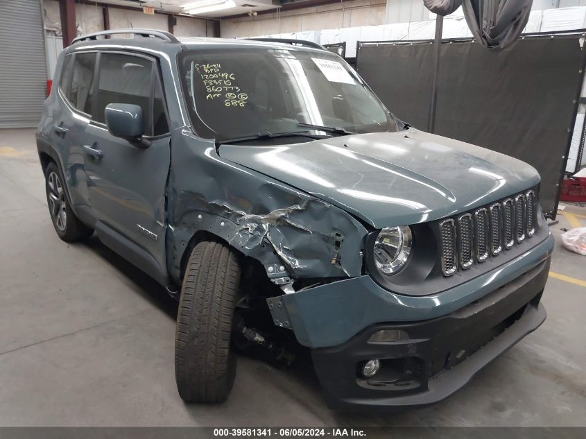 2017 JEEP RENEGADE LATITUDE FWD