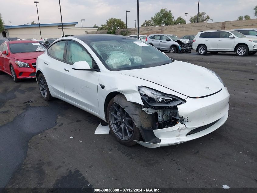 2022 TESLA MODEL 3