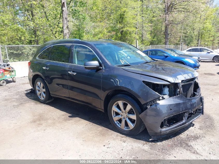 2014 ACURA MDX ADVANCE PKG W/ENTERTAINMENT PKG