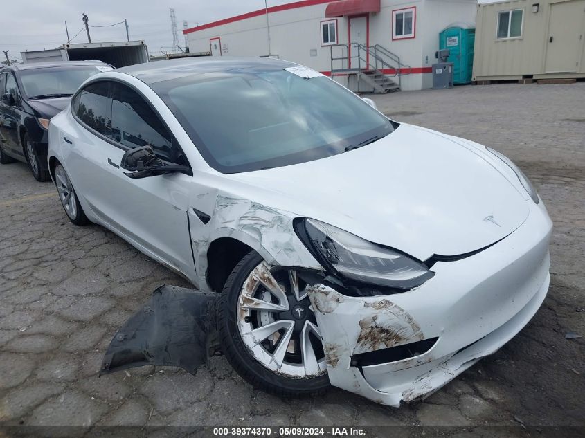 2021 TESLA MODEL 3 STANDARD RANGE PLUS REAR-WHEEL DRIVE