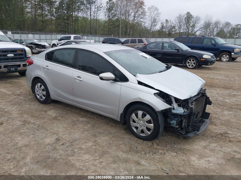 2018 KIA FORTE LX