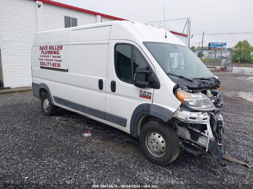 2018 RAM PROMASTER 2500 HIGH ROOF 159 WB