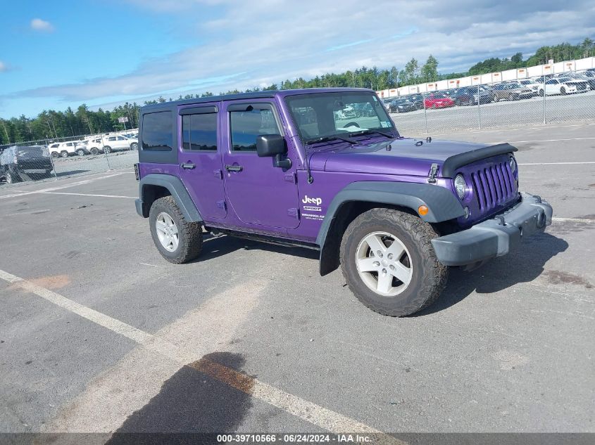 2017 JEEP WRANGLER UNLIMITED SPORT 4X4