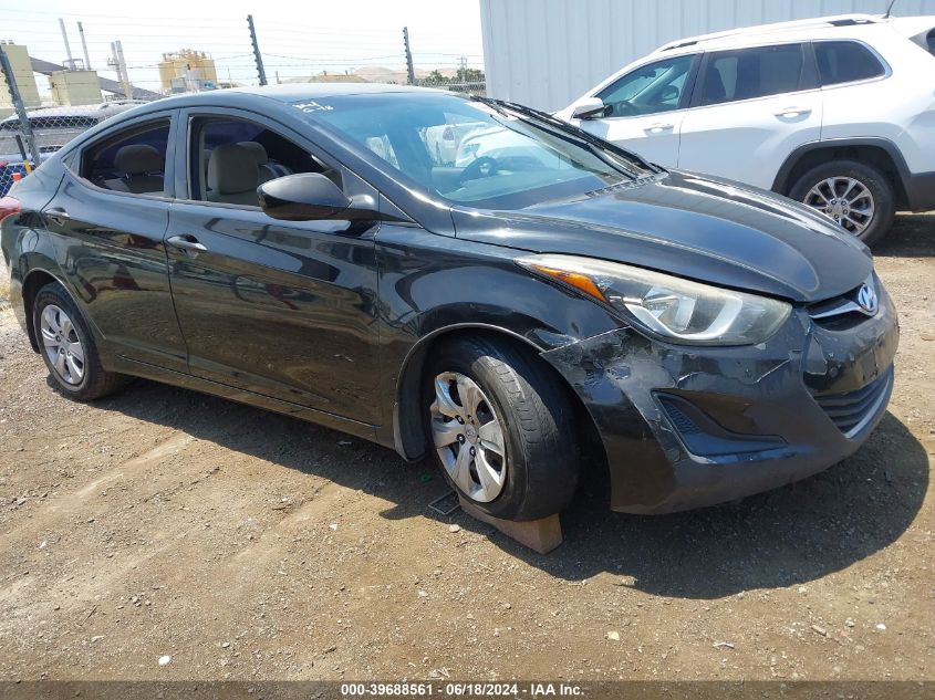 2016 HYUNDAI ELANTRA SE