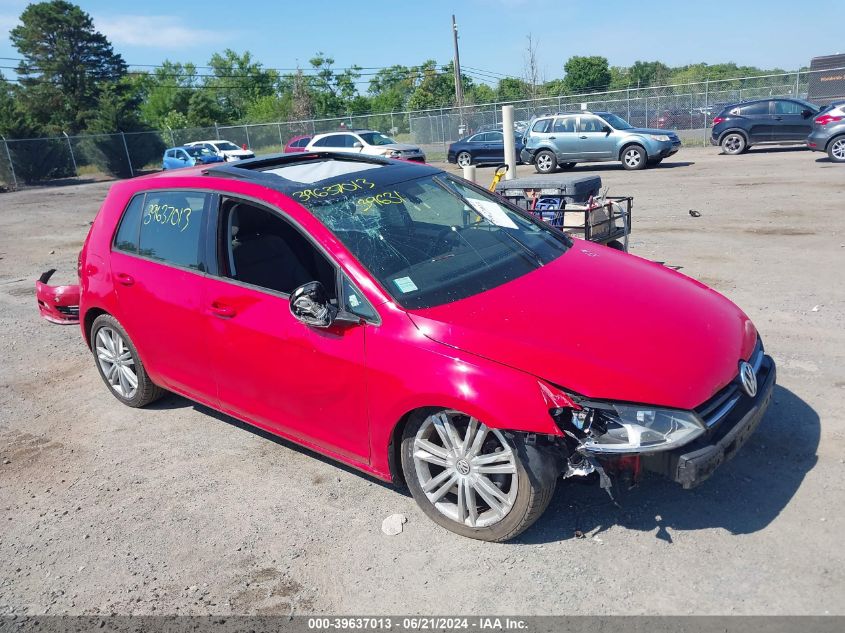 2015 VOLKSWAGEN GOLF TDI