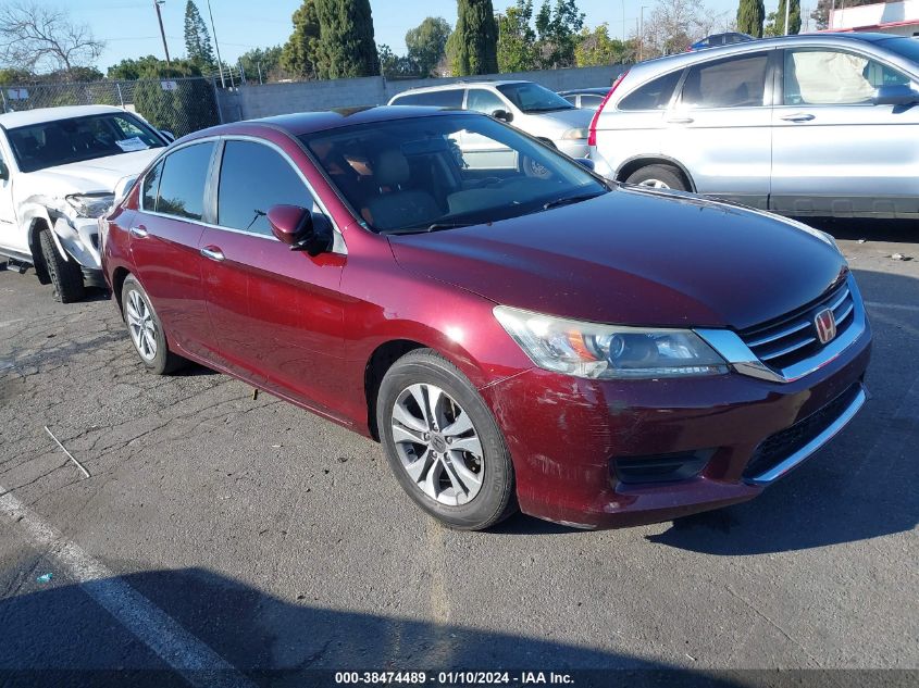 2015 HONDA ACCORD LX