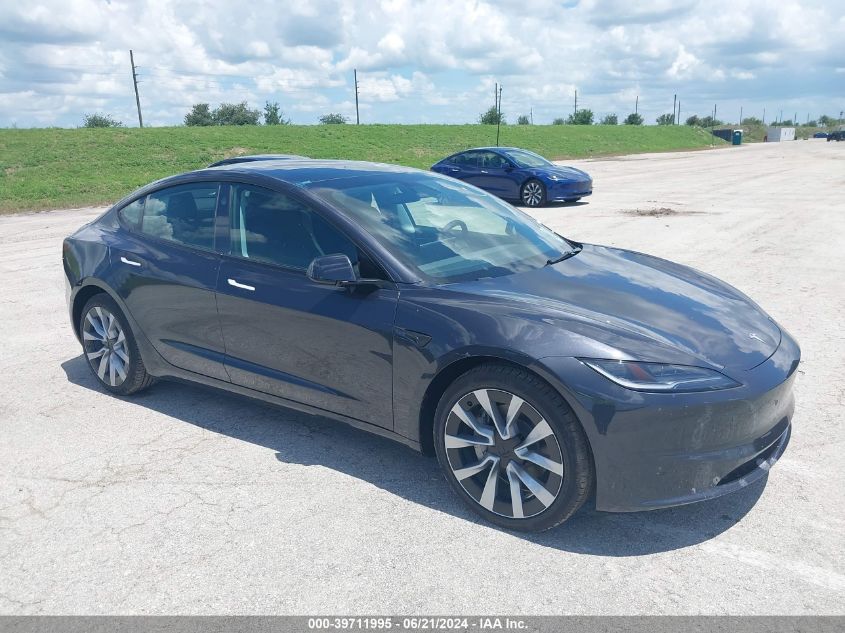 2024 TESLA MODEL 3 REAR-WHEEL DRIVE