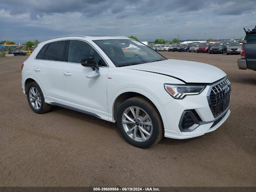 2023 AUDI Q3 PREMIUM 45 TFSI S LINE QUATTRO TIPTRONIC