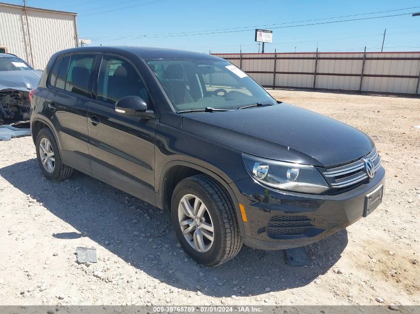 2013 VOLKSWAGEN TIGUAN S