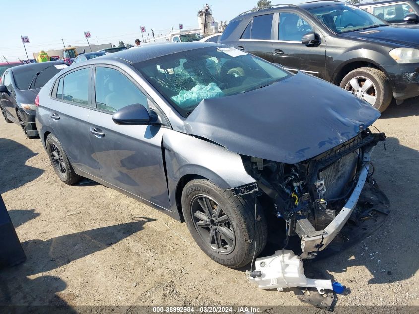 2019 HYUNDAI IONIQ HYBRID BLUE