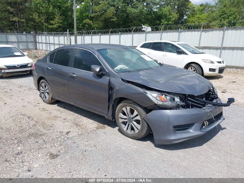 2013 HONDA ACCORD LX