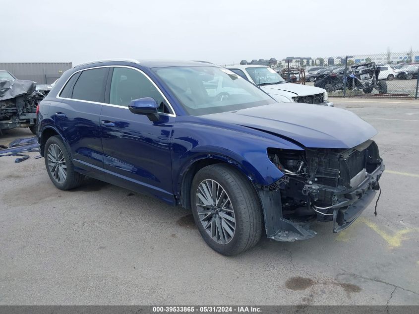 2022 AUDI Q3 PREMIUM PLUS 40 TFSI QUATTRO TIPTRONIC