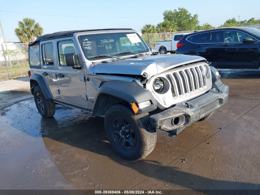 2018 JEEP WRANGLER UNLIMITED SPORT 4X4