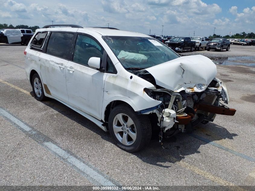 2014 TOYOTA SIENNA LE V6 8 PASSENGER