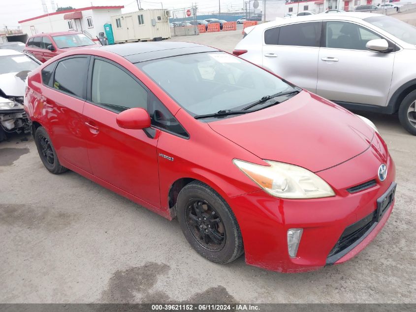 2012 TOYOTA PRIUS THREE