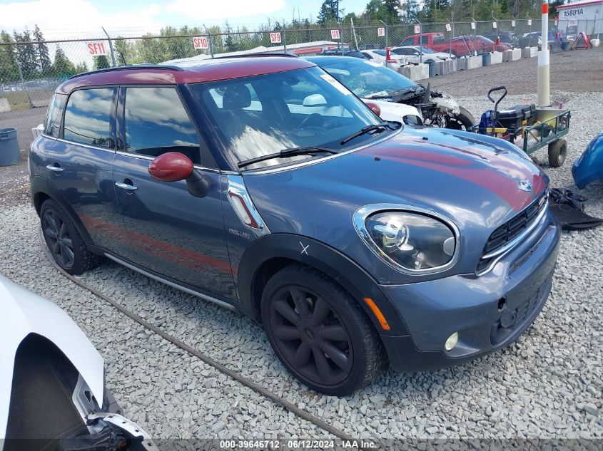 2016 MINI COUNTRYMAN COOPER S