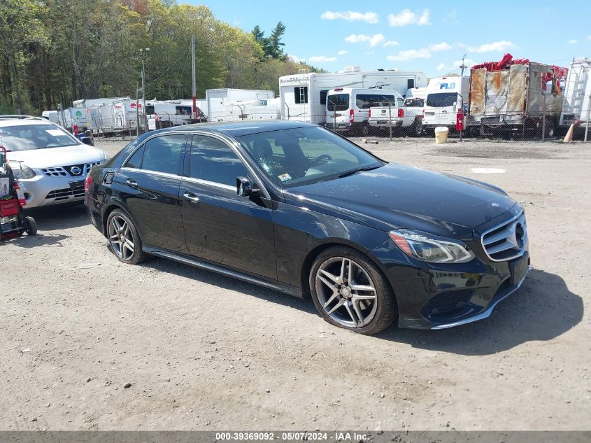 2016 MERCEDES-BENZ E 350 4MATIC