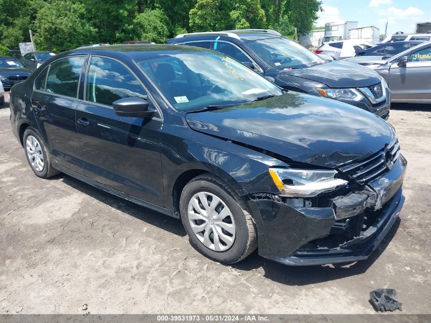 2015 VOLKSWAGEN JETTA 2.0L S