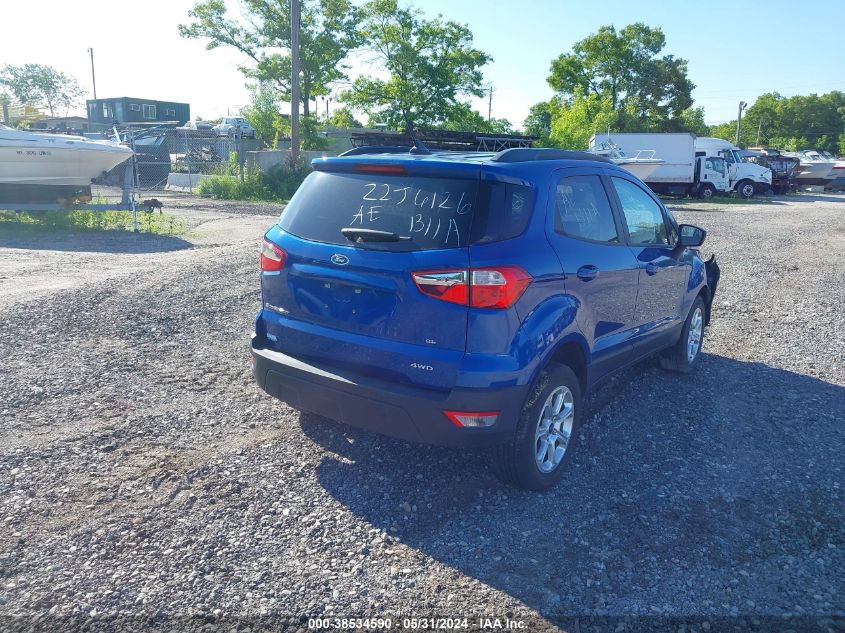 2020 FORD ECOSPORT SE