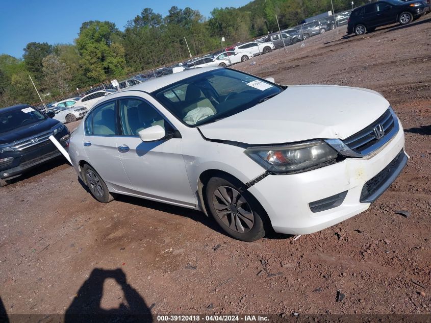 2014 HONDA ACCORD LX