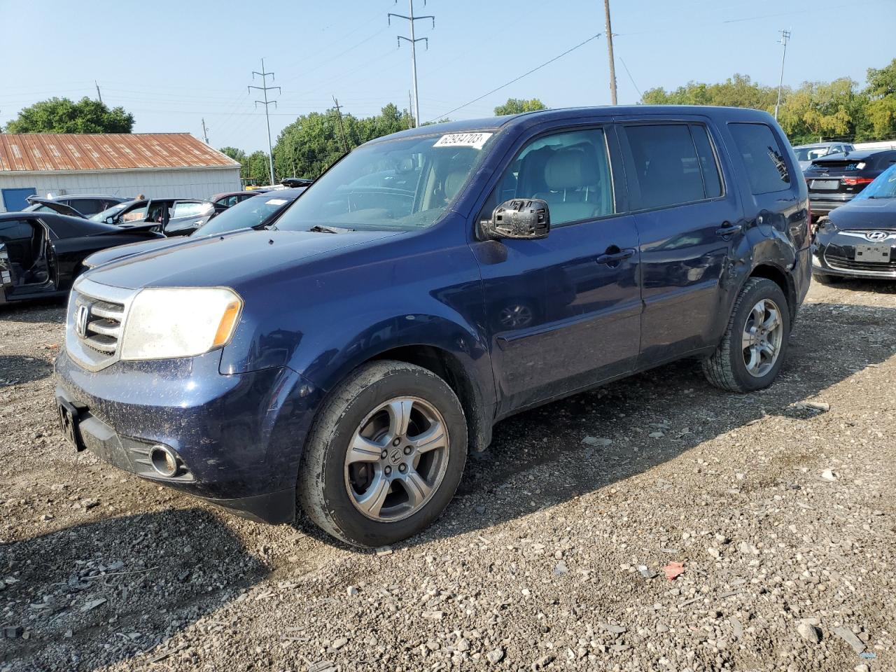 2014 HONDA PILOT EXLN