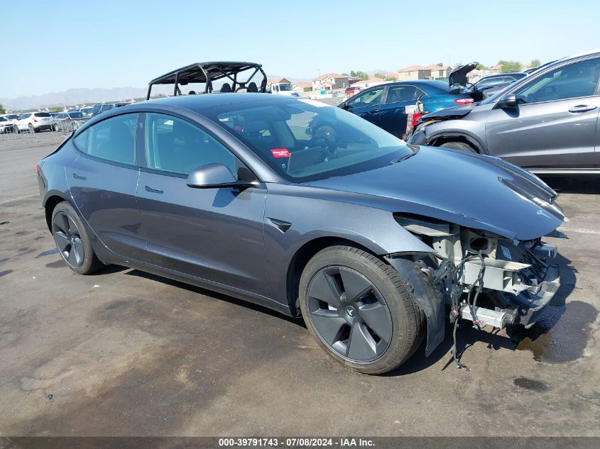 2021 TESLA MODEL 3 STANDARD RANGE PLUS REAR-WHEEL DRIVE