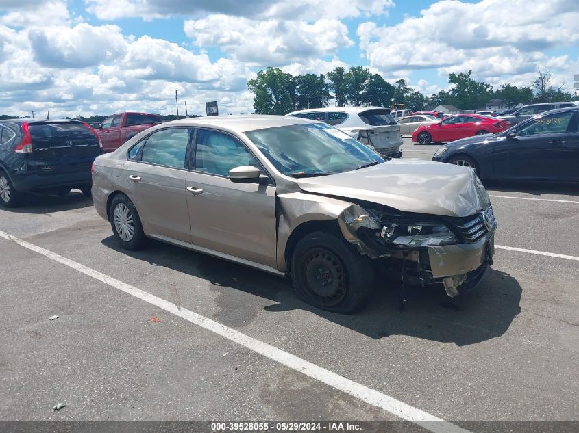 2015 VOLKSWAGEN PASSAT 1.8T S