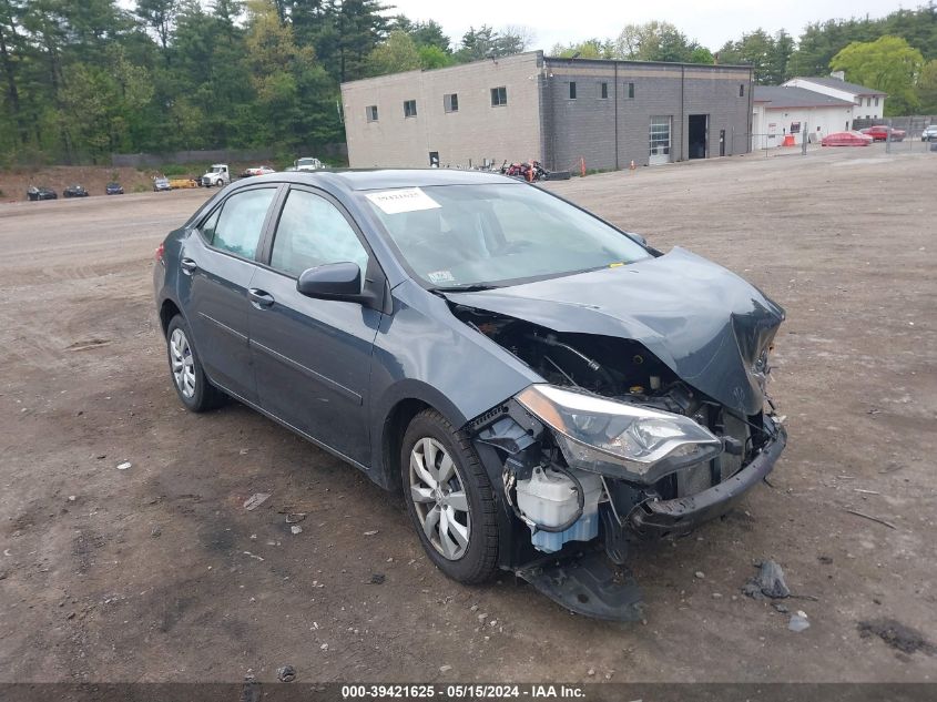 2016 TOYOTA COROLLA LE