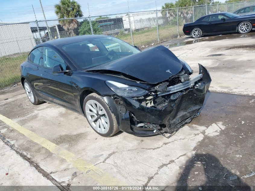 2023 TESLA MODEL 3 REAR-WHEEL DRIVE