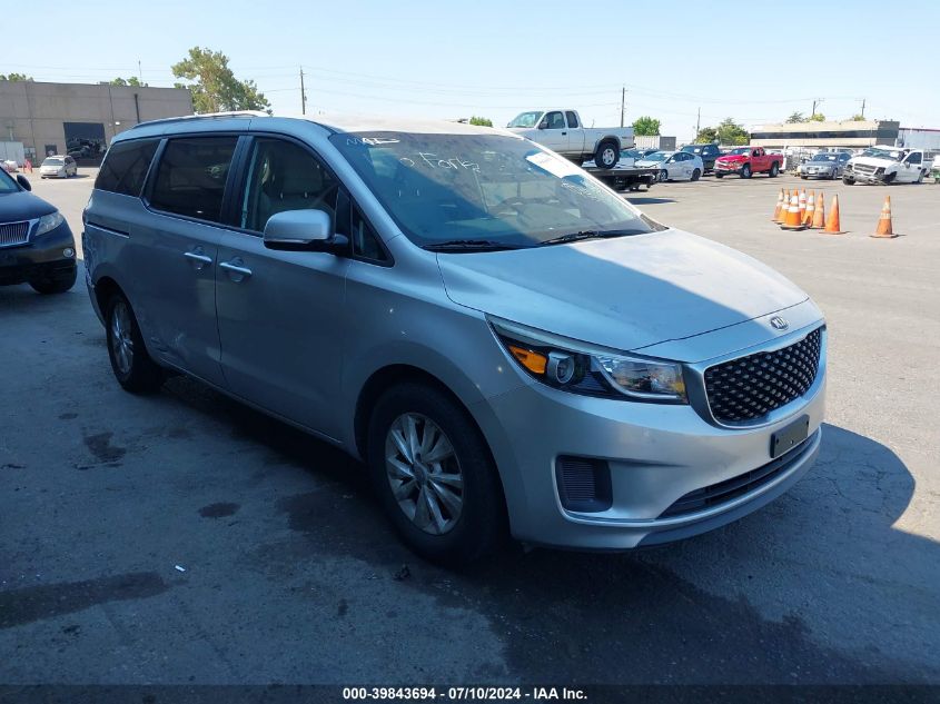 2016 KIA SEDONA LX