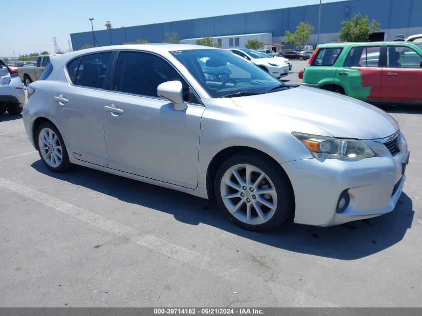 2012 LEXUS CT 200H PREMIUM