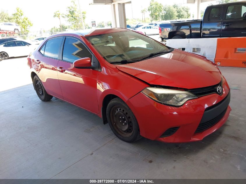 2014 TOYOTA COROLLA L/LE/LE PLS/PRM/S/S PLS