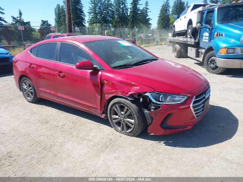 2018 HYUNDAI ELANTRA SEL