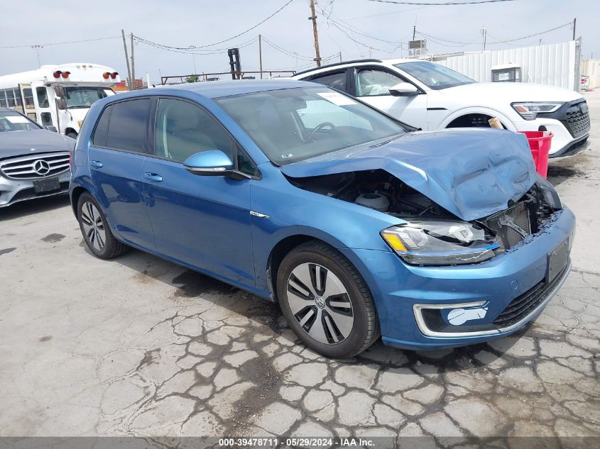 2015 VOLKSWAGEN E-GOLF SEL PREMIUM