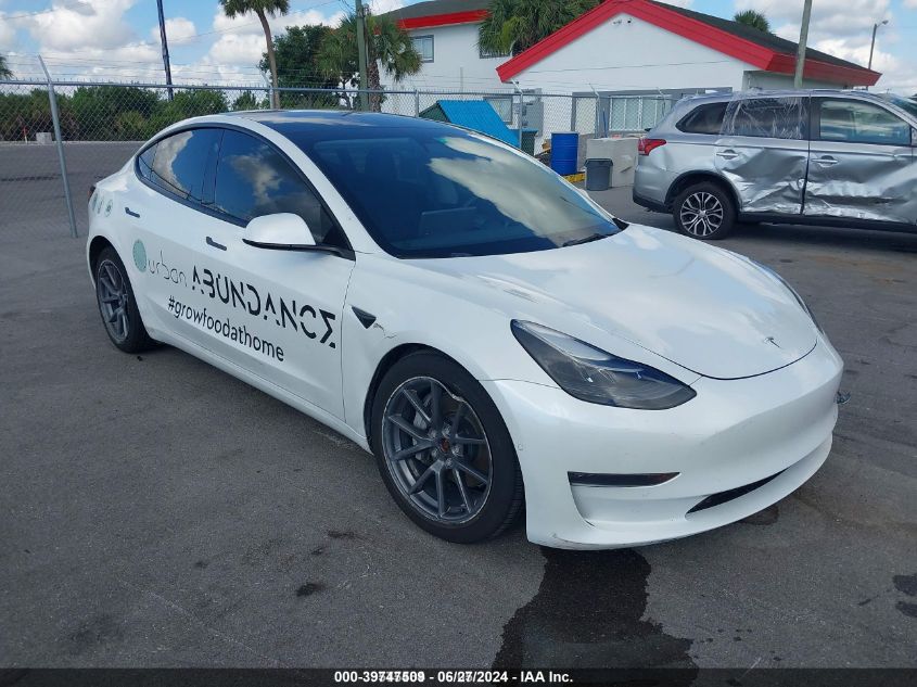 2022 TESLA MODEL 3