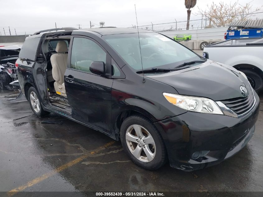 2013 TOYOTA SIENNA LE V6 8 PASSENGER