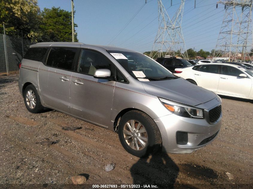 2016 KIA SEDONA LX