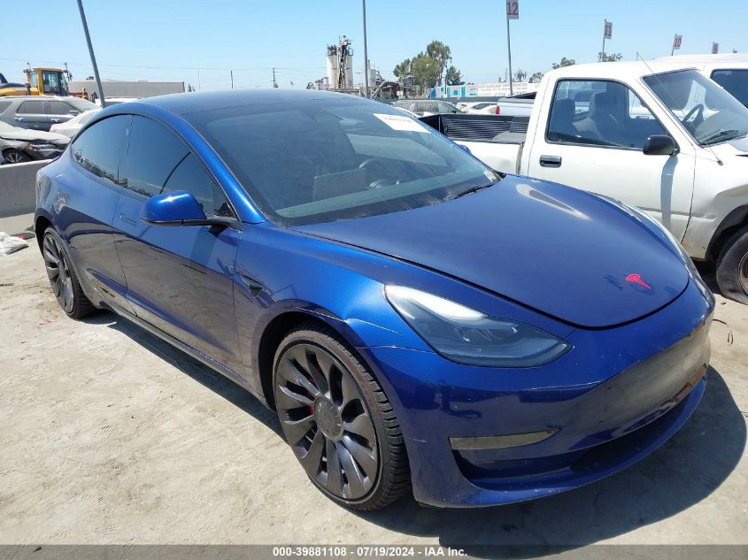 2023 TESLA MODEL 3 PERFORMANCE DUAL MOTOR ALL-WHEEL DRIVE