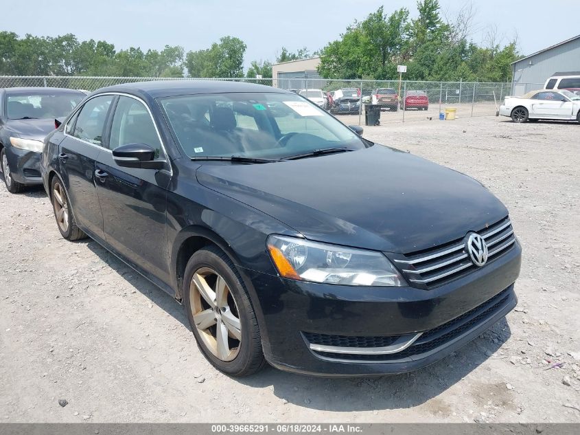 2013 VOLKSWAGEN PASSAT 2.5L SE