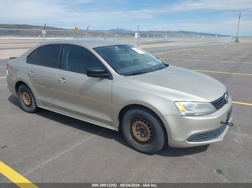 2012 VOLKSWAGEN JETTA 2.0L S