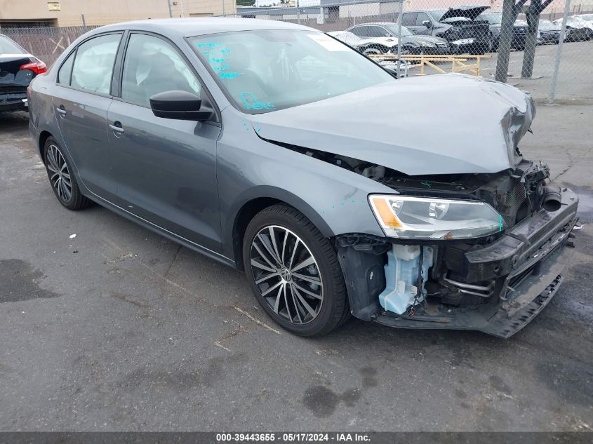 2016 VOLKSWAGEN JETTA 1.8T SPORT