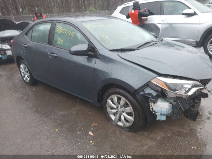 2016 TOYOTA COROLLA LE