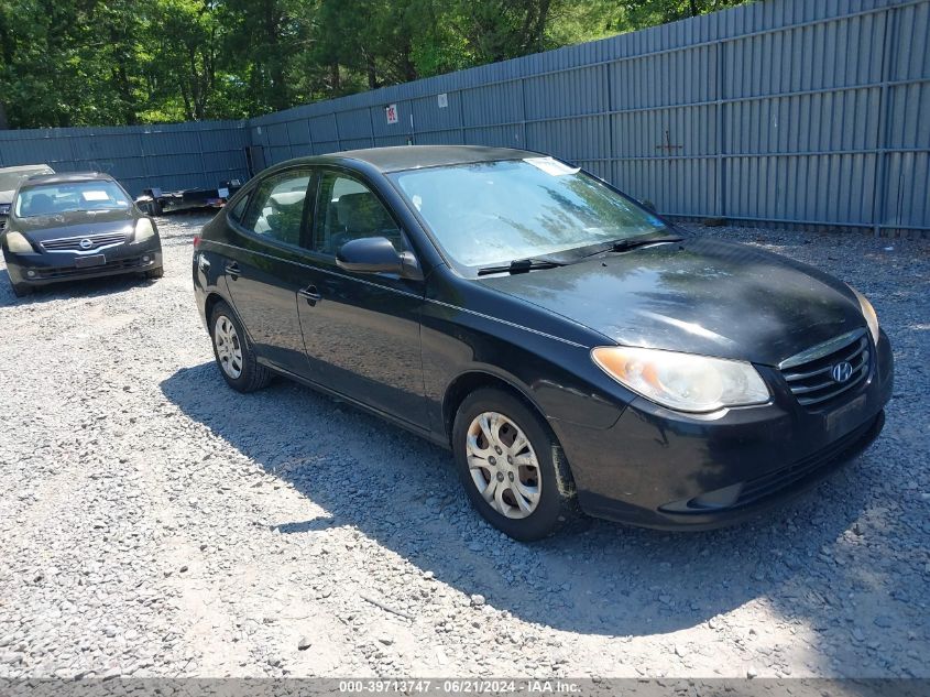 2010 HYUNDAI ELANTRA BLUE