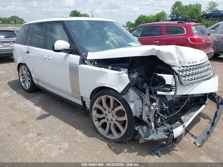 2014 LAND ROVER RANGE ROVER 3.0L V6 SUPERCHARGED HSE