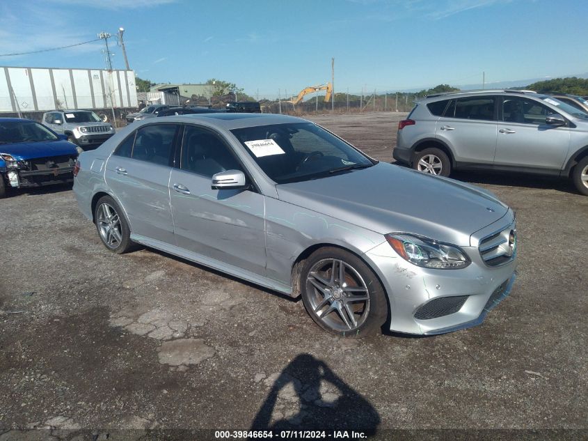 2016 MERCEDES-BENZ E 350 4MATIC